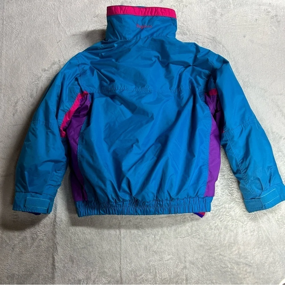 VTG 90’s Columbia Bugaboo 3 In 1 Teal, Pink Ski Jacket Fleece Youth, 14-16
